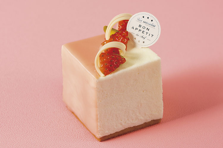 いちごのレアチーズケーキ