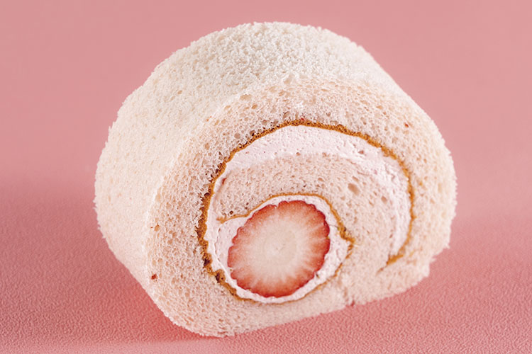 2딸기 롤 케이크