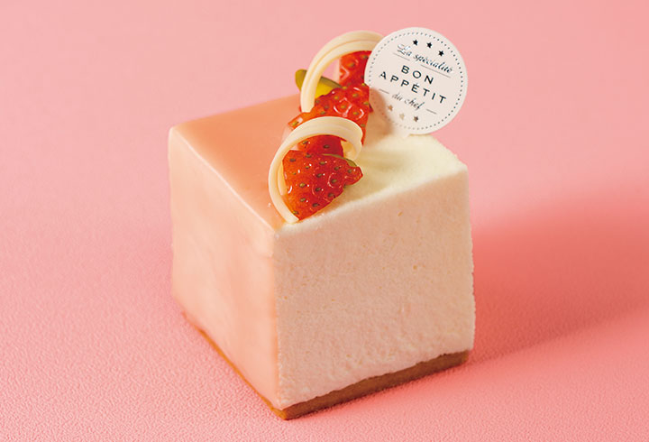 いちごのレアチーズケーキ