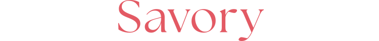 SAVORY | セイボリーメニュー