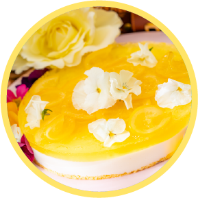 ヨーグルトとレモンジュレのムース