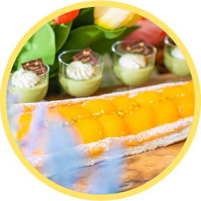 カッサータ ストロベリー＆ベリー添え