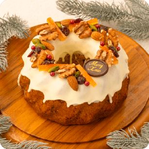 バナナとくるみのパウンドケーキ