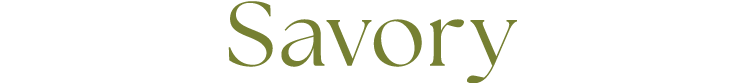 SAVORY | セイボリーメニュー