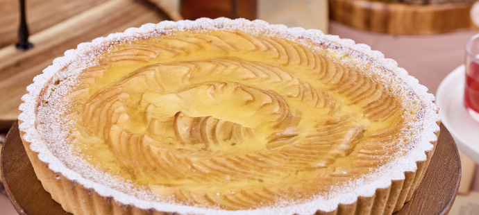 りんごのクラフティ​