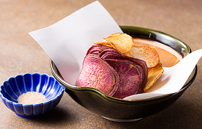 紫芋と自然薯ちっぷす ～薯塩～