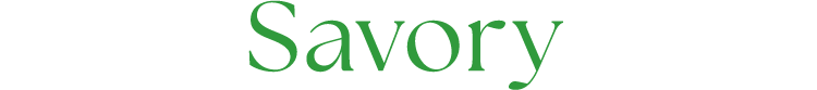 SAVORY | セイボリーメニュー