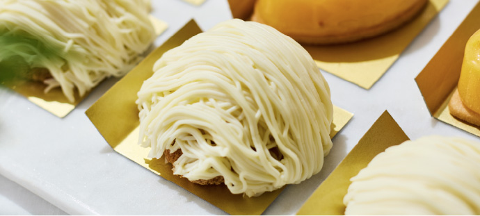 レモンとフロマージュのモンブラン​