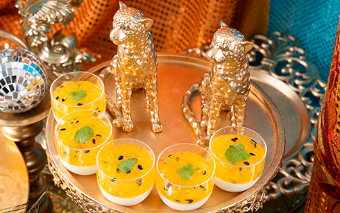 恋せよ！パッションフルーツのジュレとミルクプリン