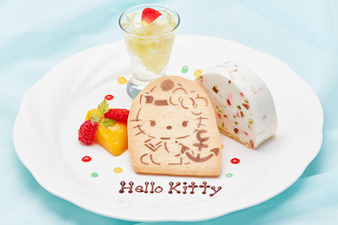 ハローキティのデザートプレート