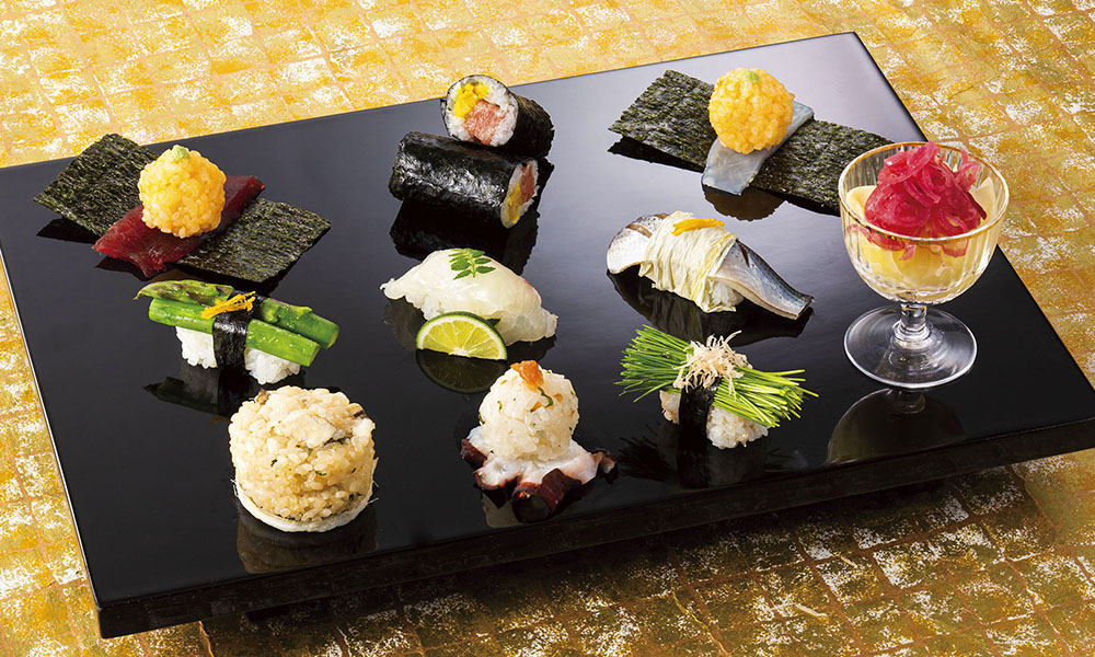 ディナー限定・八一創作寿司「四季彩（しきさい）」