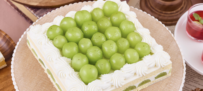 シャインマスカットのショートケーキ​