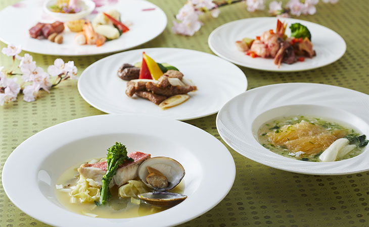 ディナーコース「桜舞」　16,000円