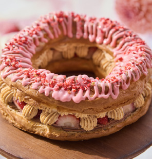 パリブレスト ストロベリー＆プラリネオレンジ