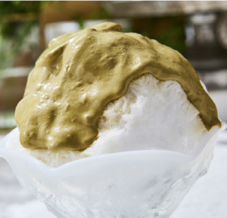 ほうじ茶の​エスプーマ仕立て​