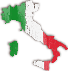 イタリアの地図