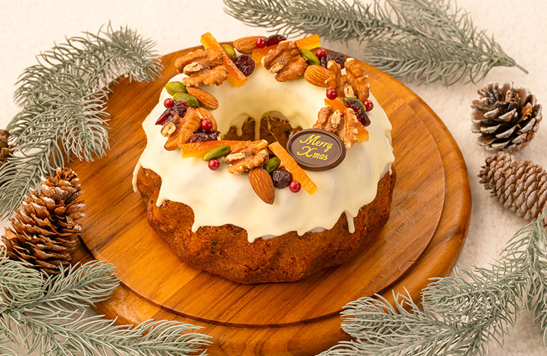 バナナとくるみのパウンドケーキ