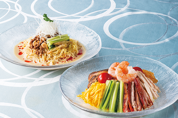 五目入り冷やしそば黒豚冷やし担担麺