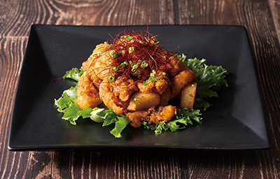 ピリ辛タコの唐揚げ