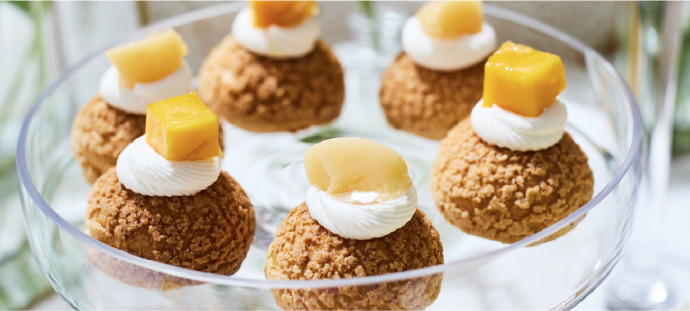 選べる夏の果実のシュークリーム