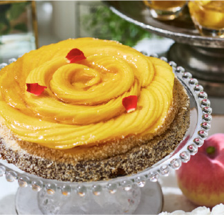 甘さとろけるマンゴーのショコラタルト​