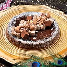 焼けた素肌のガトーショコラ