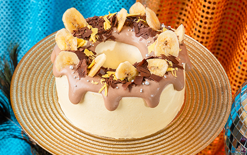 バナナオレ！のシフォンケーキ