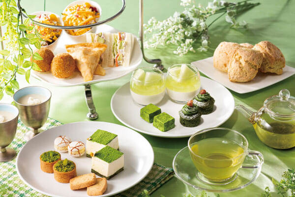 抹茶とフルーツの新緑アフタヌーンティー（5月）【要予約】　